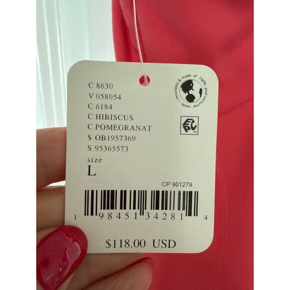 NWT Free People Movement Never Better Dress in Hibiscus, L - Picture 10 of 10